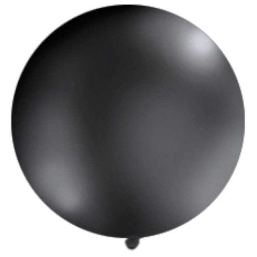 Obrovský balón 1 meter ČIERNA 100 cm