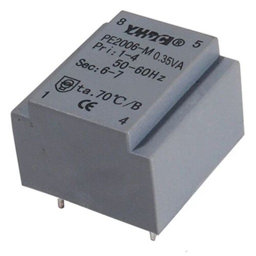 PE2006-M-0,35VA-110V/6V Transformátor