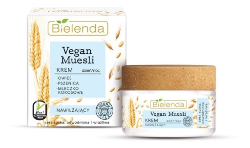 Bielenda Vegan Müsli hydratačný krém 50 ml