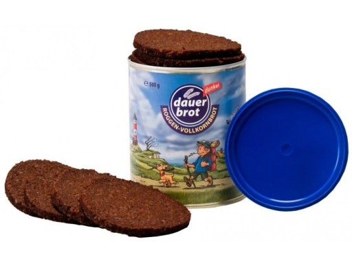 CELOZRNNÝ CHLIEB v plechovke 500g PUMPERNICKEL