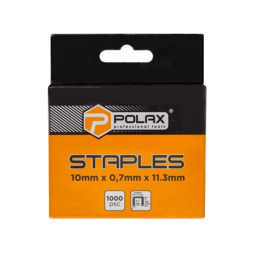 Čalúnnické sponky typ A/53 (1000 ks) 10x0,7x11,3mm Polax