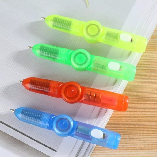 FIDGET SPINNER BALLPOINT ANTISTRESOVÉ 4 PERO TOČENIE PRE TRIKY TRIK