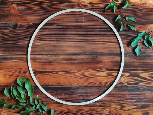 Prsteň lapač snov DECOUPAGE CIRCLE, priemer 36cm, základ makramé