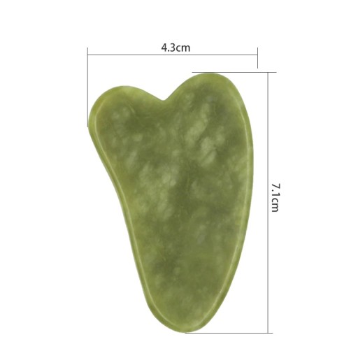 Nefritový masážny prístroj na tvár, tanier Gua Sha, sada