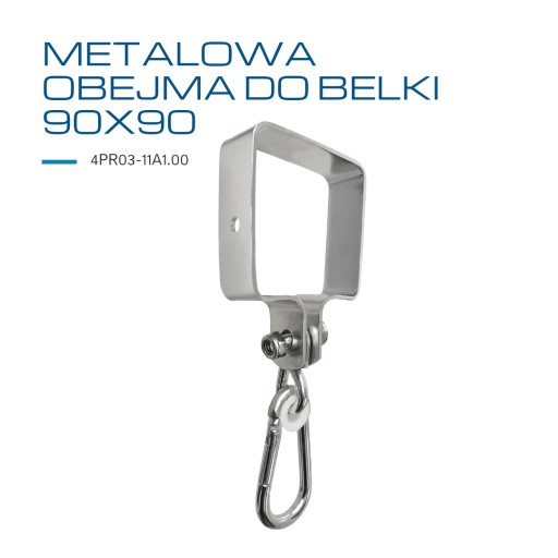 Kovová svorka na detskú hojdačku 90x90