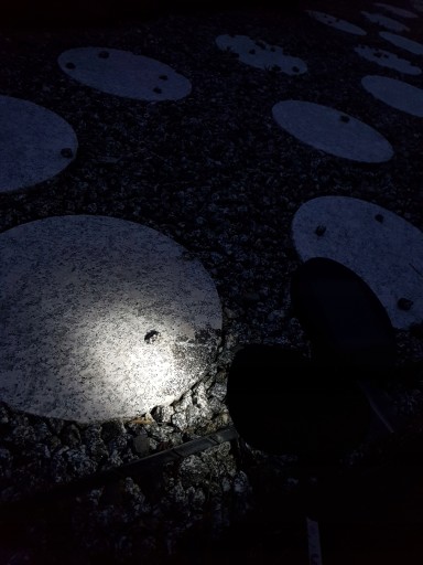 Záhradná lampa SOLAR REFLECTOR, LED COLD, zápustná