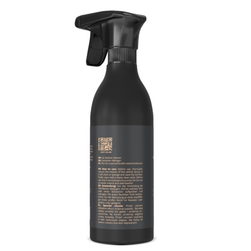 Tekutý prípravok na kožené čalúnenie, čistenie, starostlivosť o kožu, 0,5L
