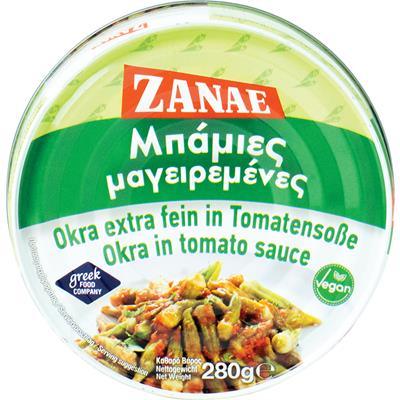 okra v paradajkovej omáčke 280g - Zanae - jemná ázijská kuchyňa