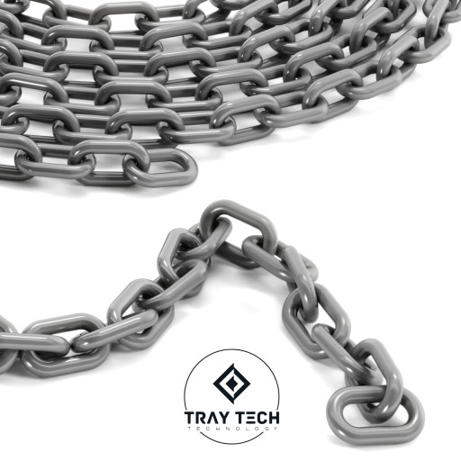 Retiazka plastová SILVER 6mm -TRAYTECH- 1m