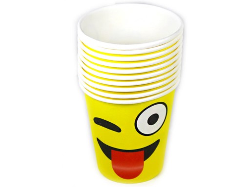 HRNČEKY, NARODENINOVÉ PAPIEROVÉ HRNÍČKY, PÁRTY 10 KS
