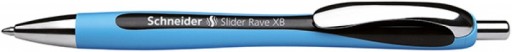 Automatické guľôčkové pero Slider Rave XB, čierne