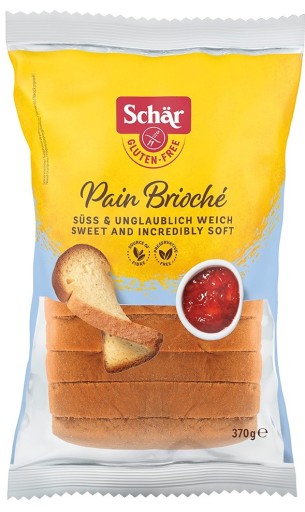 SCHAR Pan Brioche - sladký, BEZSKLENÝ chlieb. 370 g