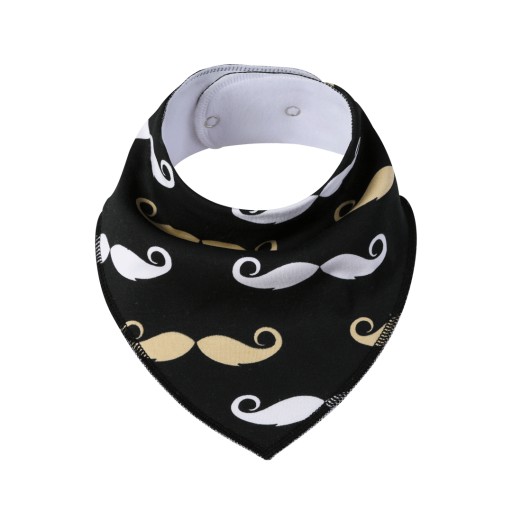 Podbradník 100% bavlna podbradník Šatka Bavlnená šatka MUSTACHE 30-35 cm