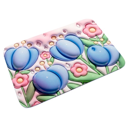3D protišmykový absorpčný detský koberček do kúpeľne