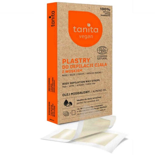 Tanita Body depilačné pásiky s voskom 6+2
