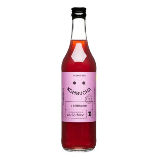 KOMBUCHA S IBIŠTEKOM, BEZLEPKOVÁ, BIO 500 ml - ZA