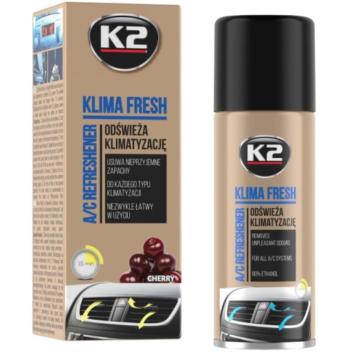 K2 KLIMA FRESH CHERRY 150 ML - OSVIEŽOVAČ VZDUCHU