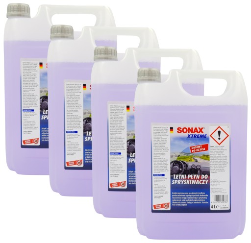 Sonax Xtreme 4L letná kvapalina do ostrekovačov čelného skla