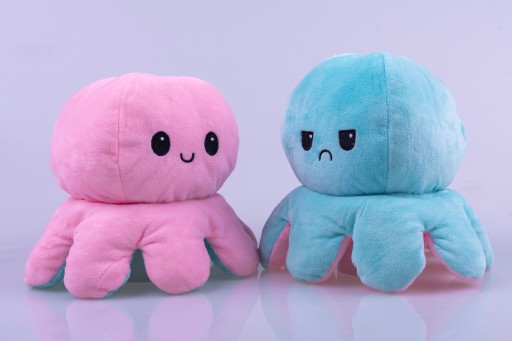 OBOJSTRANNÝ Plyšový maskot Octopussy 30 cm XL