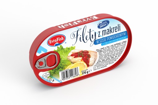 Evra.Filet makrela korenie 170g