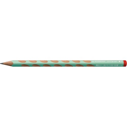 EASYgraph Pastel HB zelená ceruzka pre pravákov Stabilo