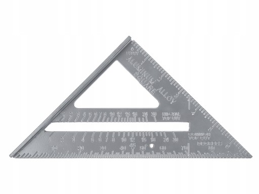 Veľký stolársky štvorec, univerzálne hliníkové pravítko, UHOL 180mm/260mm