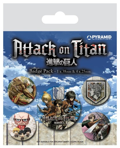 Attack On Titan S3 - odznaky a odznaky