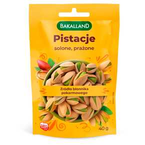 DAŠATÉ SOLENÉ PISTÁCIE BAKALLAND 40 g