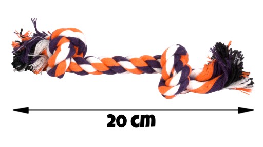 Hračka pre psa SZARPAK ROPE pletená kosť M 20cm