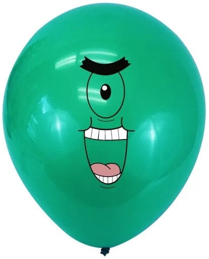 SÚPRAVA BALÓNOV SPONGEBOB Štvorcové nohavice