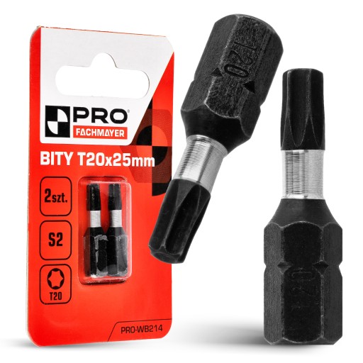 Nárazový bit Nárazové bity TX20 25mm | Nárazový bit pre skrutkovač 2 ks.