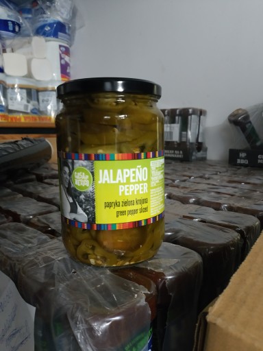 Paprika Jalapeno, zelená, krájaná, 670 g Casa de Mexico