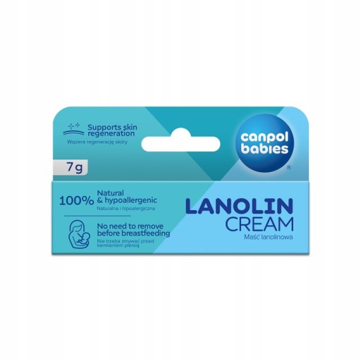 CANPOL PRÍRODNÝ LANOLÍN LANOLÍNOVÁ MASŤ NA NUŠLEKY NA NUŠLEKY 7g