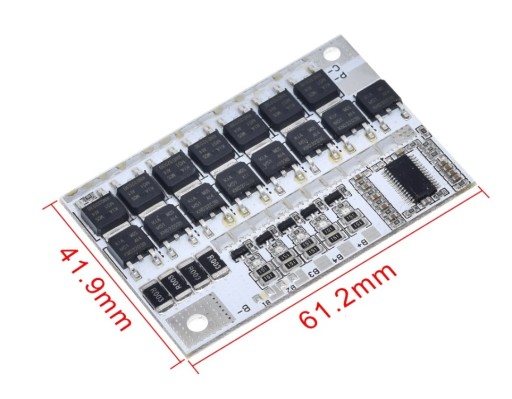 BMS balancer nabíjačka 5S 100A 18V-21V na 5 článkov