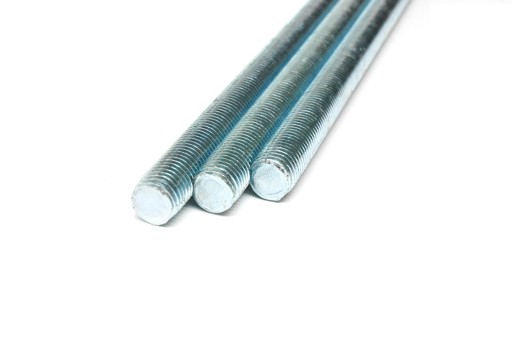ZÁVITOVÁ TYČ. ČEP M6X240mm 24cm TRIEDA 4,8 ZINK./10ks/