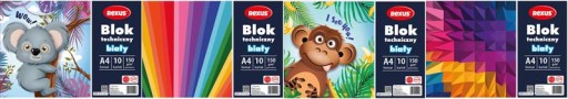 TECHNICKÝ BLOK BIELY A4 10k REXUS 150G
