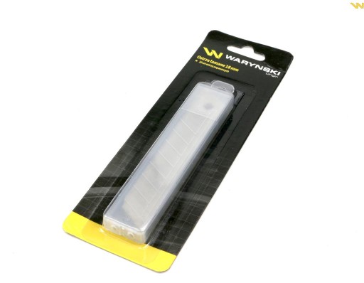 10 náhradných čepelí v balení pre 18 mm lámacie nože Waryński
