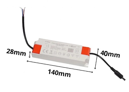 EcoLight LED napájací zdroj 40W pre EMC NF LED panely 230V 30-42V DC