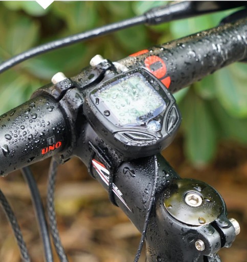 VODEODOLNÝ BICYKLOVÝ POČÍTAČ LED DISPLEJ 14 FUNKCIÍ HODINY