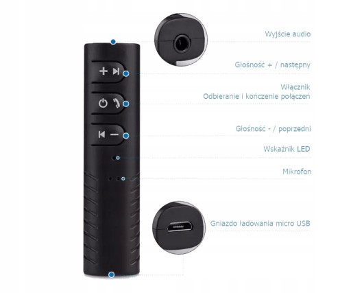 AUX BLUETOOTH PRIJÍMAČ JACK REPRODUKTOR