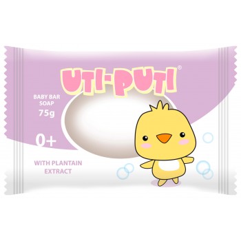 UTI-PUTI Detské mydlo Bar Plantain, na telo a vlasy, 75g