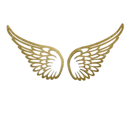 Angel Angel Wings Gold 3 páry Single 8cm
