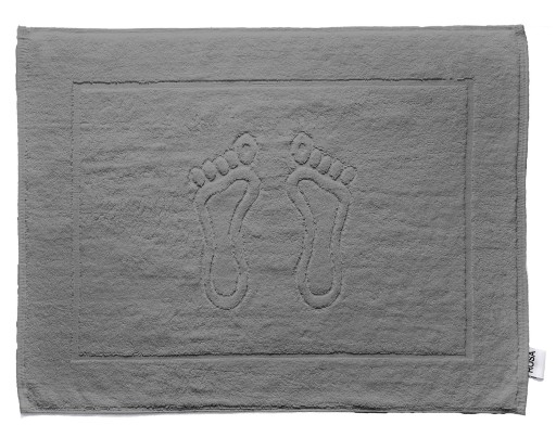 Grafitová hotelová noha 50x70 cm FROTTE koberec