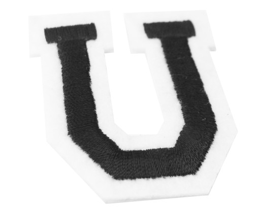 TERMO nažehľovacia nášivka LETTER U Letter Patch