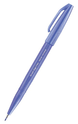 PENTEL modrofialové NÁPISOVÉ pero