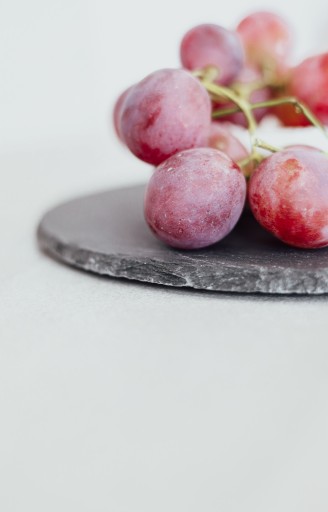 Okrúhla bridlicová kamenná doska na sushi tapas, 20 cm