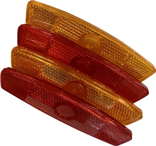4x REFLEXNÉ REFLEXY PRE RÝCHLU INŠTALÁCIU KOLESOVÝCH Lúčov