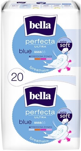 Bella Ultratenké hygienické vložky Blue Perfecta 20 ks