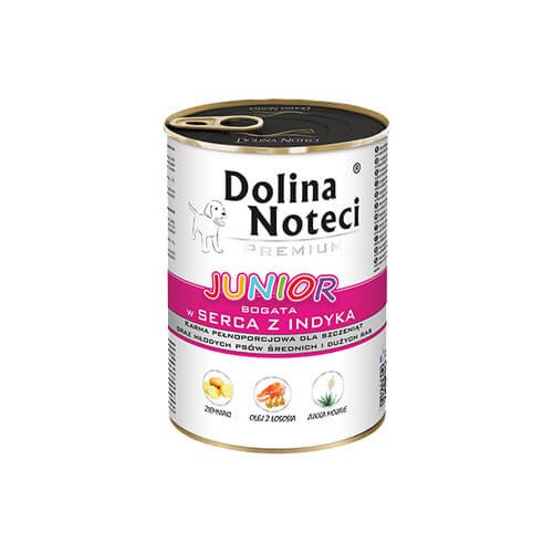 DOLINA NOTECI Premium JUNIOR Morčacie srdce 400g
