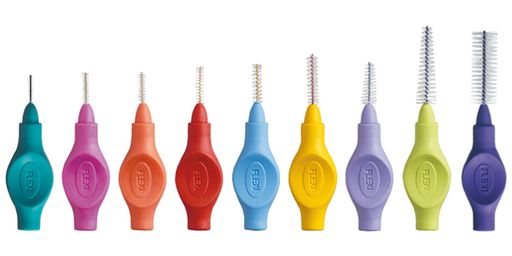 TANDEX Flexi 0,45-2,5 mm 6 medzizubných kefiek.